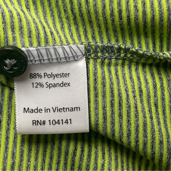 Walter Hagen Hydro Dri Long Sleeve Green Striped Polo Golf Shirt XL Athletic - Picture 6 of 10